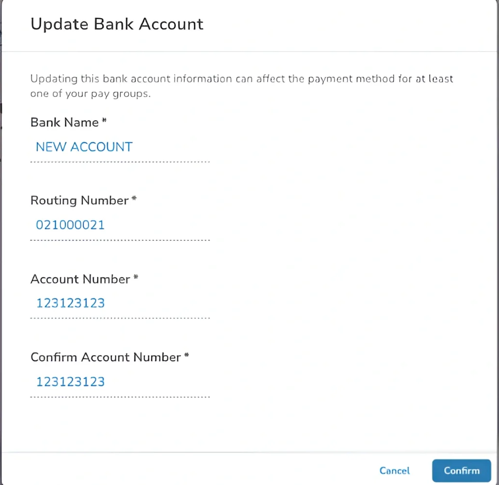 Steps to Confirm That Your Bank Account Update Was Successful