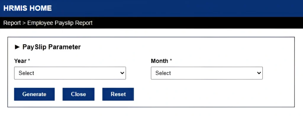 Steps to Download Pay Slip