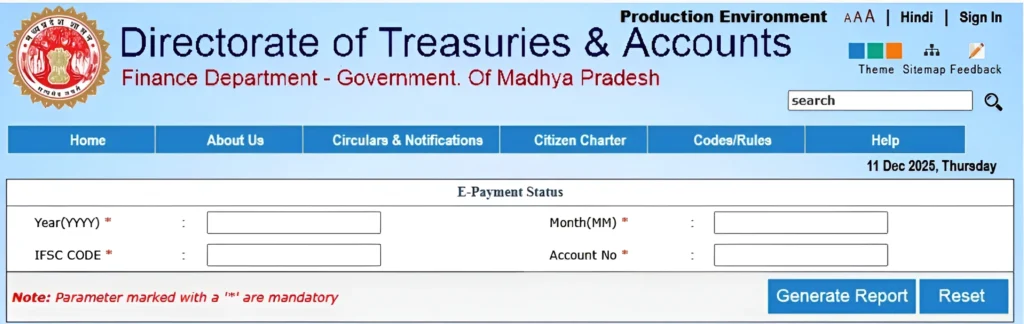 How to Check Payment Status Using MP Treasury Portal