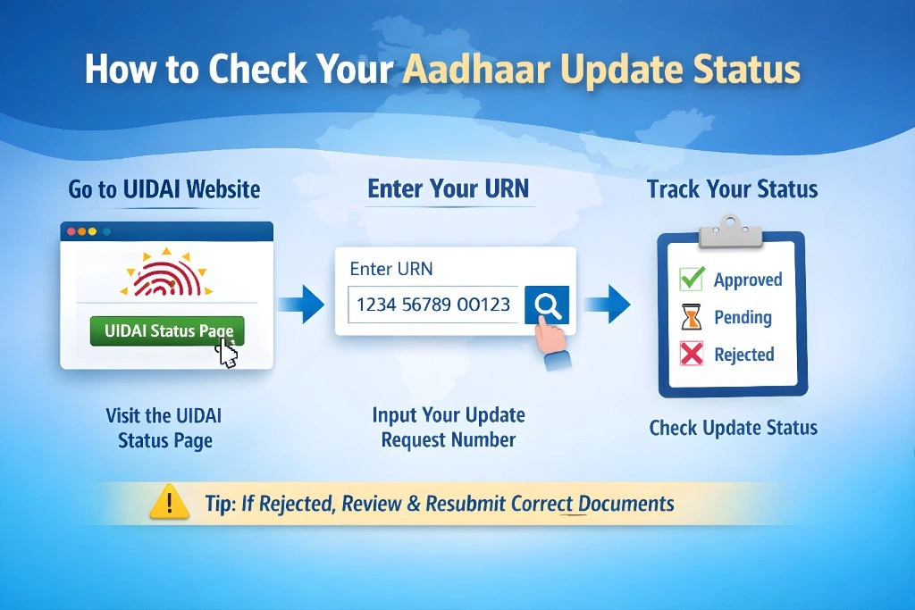 How to Check Your Aadhaar Update Status