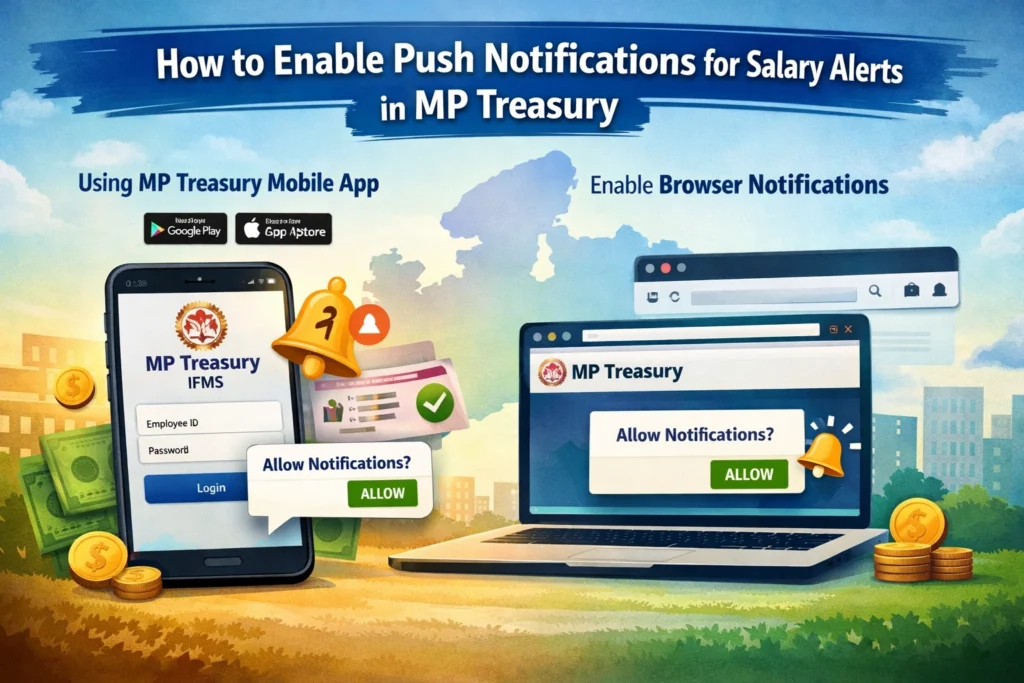 How to Enable Push Notifications for Salary Alerts in MP Treasury
