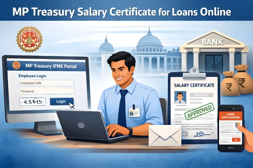 MP Treasury Salary Certificate for Loans Online