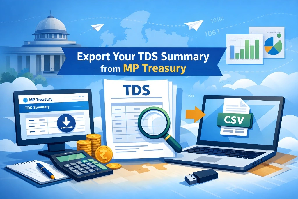 Export Your TDS Summary from MP Treasury