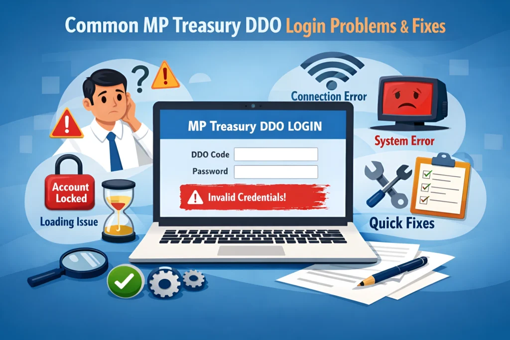 Common MP Treasury DDO Login Problems and Their Fixes