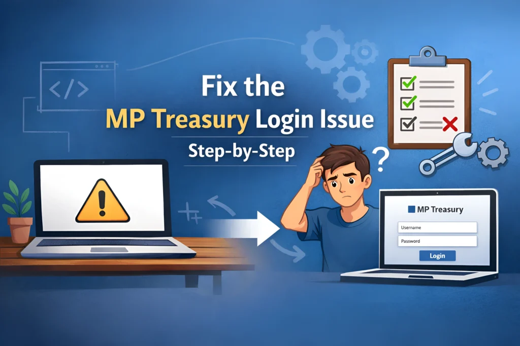 Fix the MP Treasury Login Shows Blank Page Issue Step‑by-Step