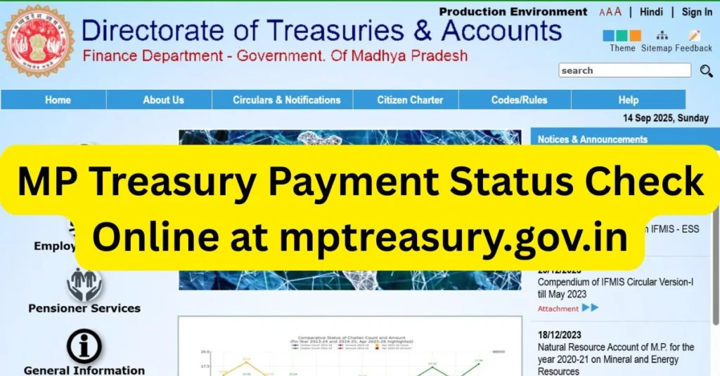 MP Treasury Payment Status Online
