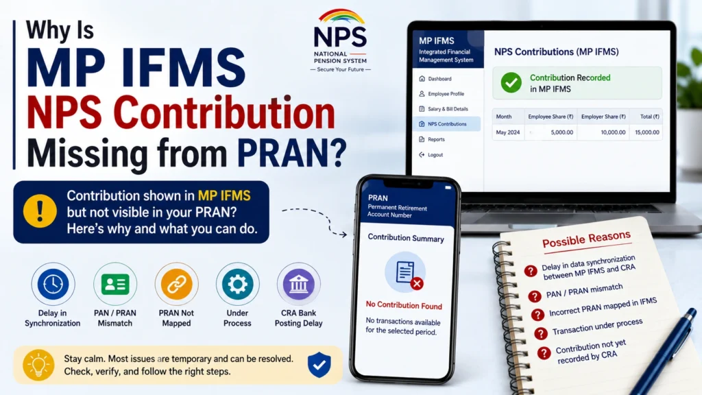 Why Is MP IFMS NPS Contribution Missing from PRAN